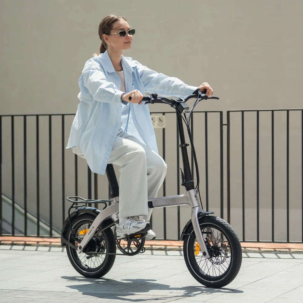 RYD Aero 16 Carbon Folding Electric Bike – Silver – product image 12
