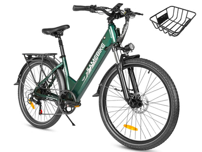 SAMEBIKE RS-A01 Pro-T Urban E-Bike – White – product image 2