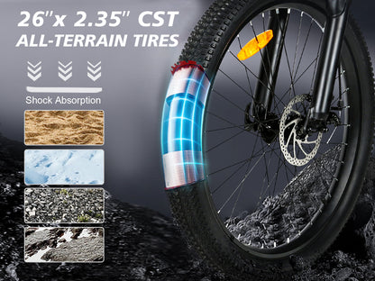 SAMEBIKE LO26-II-YD Folding Electric Mountain Bike – product image 10