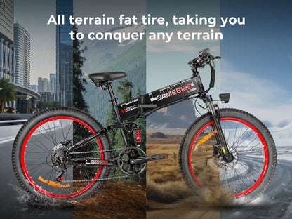 SAMEBIKE LO26 Plus Folding Fat-Tire E-Bike – product image 12