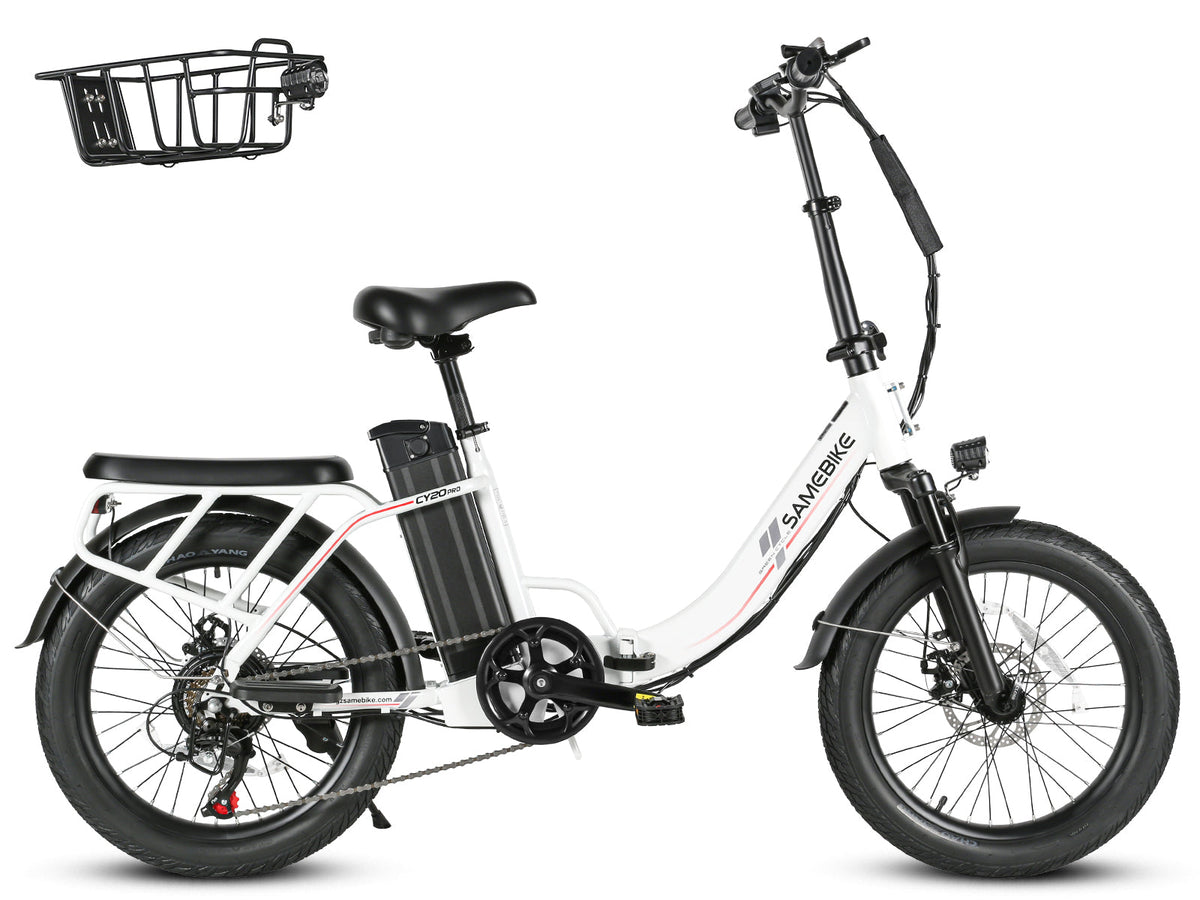 SAMEBIKE CY20 Pro Folding Commuter E-Bike – Navy – product image 3