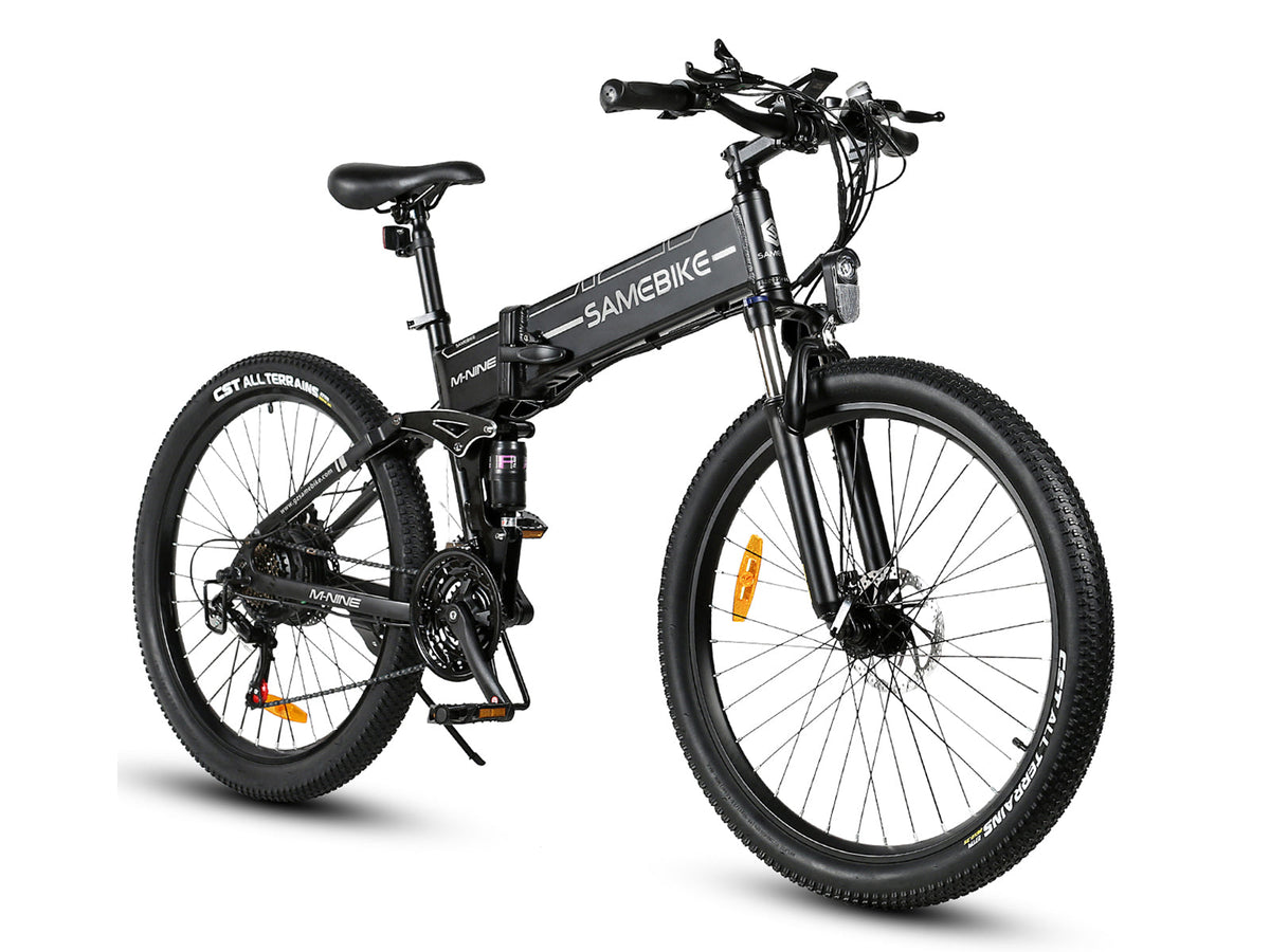 SAMEBIKE LO26-II-YD Folding Electric Mountain Bike – White – product image 2