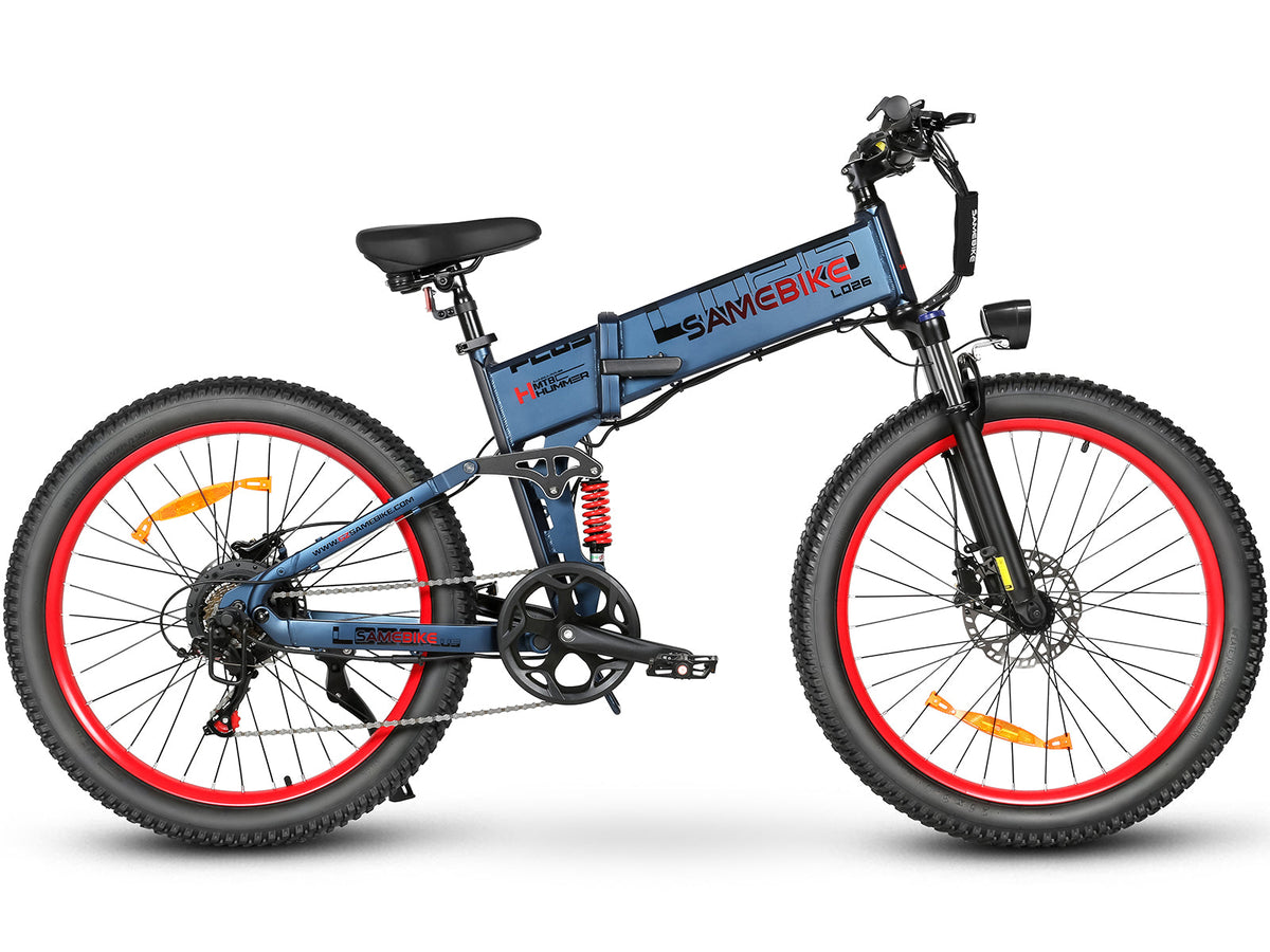 SAMEBIKE LO26 Plus Folding Fat-Tire E-Bike – Black – product image 1