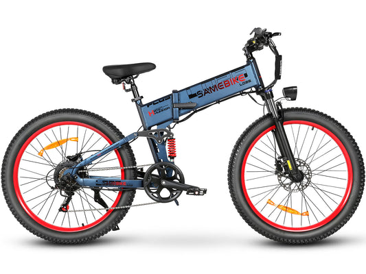 SAMEBIKE LO26 Plus Folding Fat-Tire E-Bike – Black – product image 1