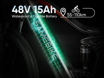 SAMEBIKE XD26-II Urban Commuter E-Bike – product image 8