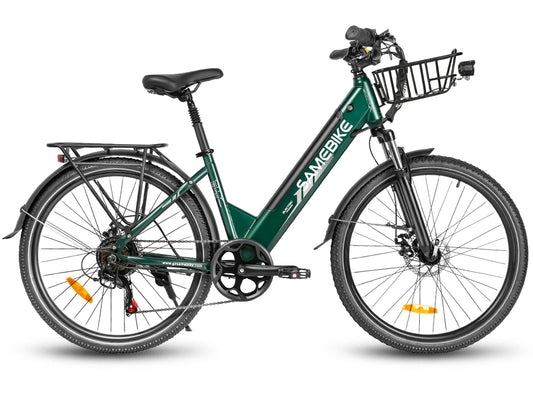 SAMEBIKE RS-A01 Pro-T Urban E-Bike – Black – product image 1