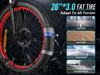 SAMEBIKE LO26 Plus Folding Fat-Tire E-Bike – product image 17