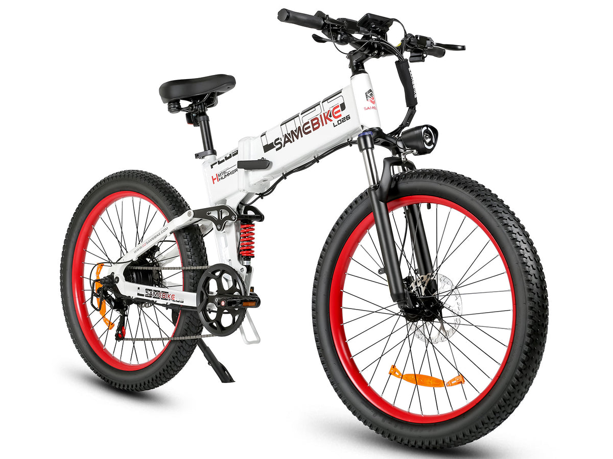 SAMEBIKE LO26 Plus Folding Fat-Tire E-Bike – Navy – product image 4