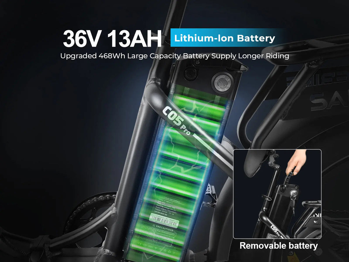 SAMEBIKE C05 Pro Step-Through Folding E-Bike – product image 12