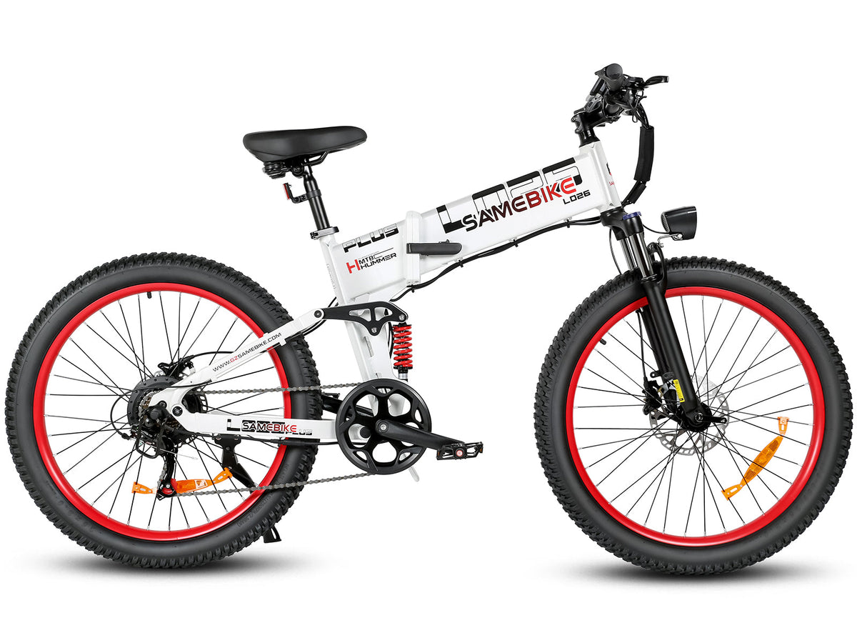 SAMEBIKE LO26 Plus Folding Fat-Tire E-Bike – Grey – product image 3