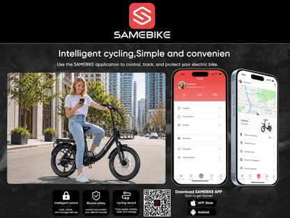 SAMEBIKE CY20 Pro Folding Commuter E-Bike – product image 8