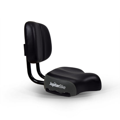 Jupiter Bikes Cruiser Bicycle Seat with Backrest – product image 2