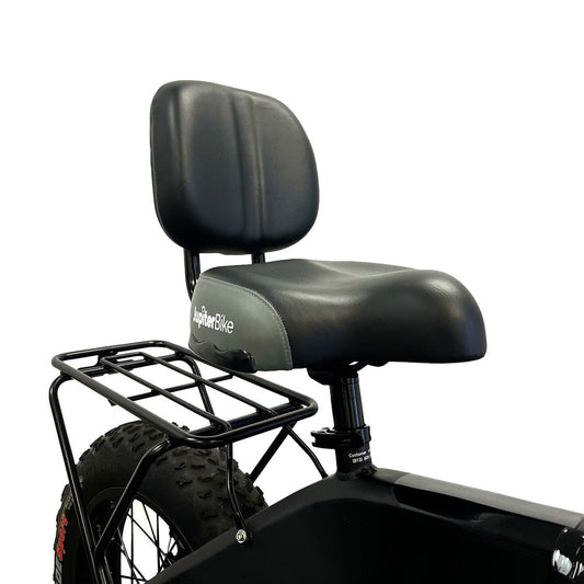 Jupiter Bikes Cruiser Bicycle Seat with Backrest – product image 1