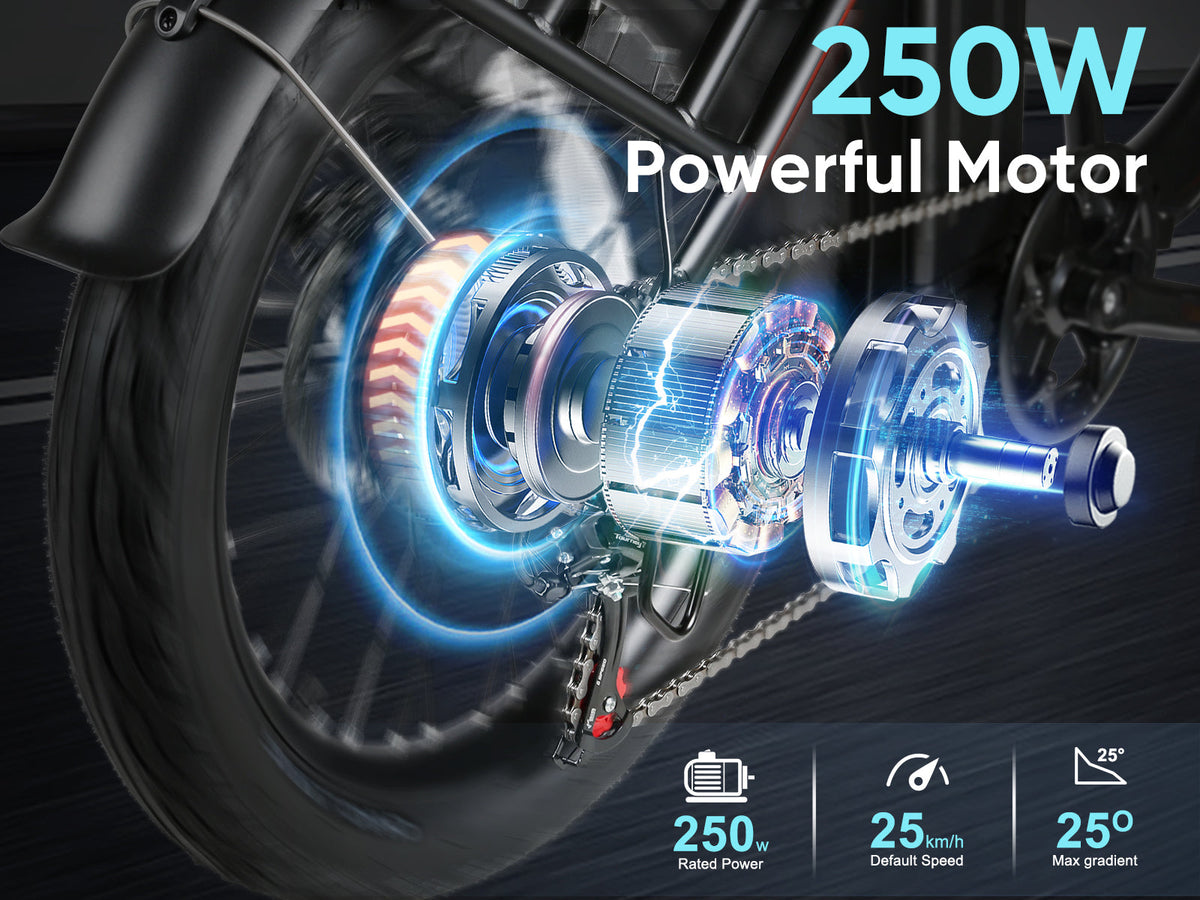 SAMEBIKE CY20 Pro Folding Commuter E-Bike – product image 9