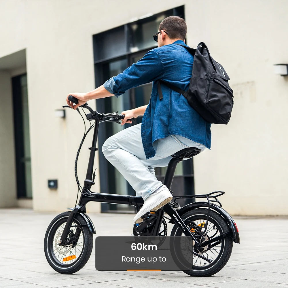 RYD Aero 16 Carbon Folding Electric Bike – Black – product image 4
