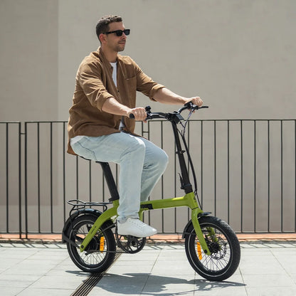 RYD Aero 16 Carbon Folding Electric Bike – Green – product image 12