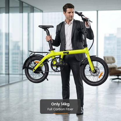 RYD Aero 16 Carbon Folding Electric Bike – Green – product image 3