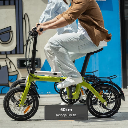 RYD Aero 16 Carbon Folding Electric Bike – Green – product image 4