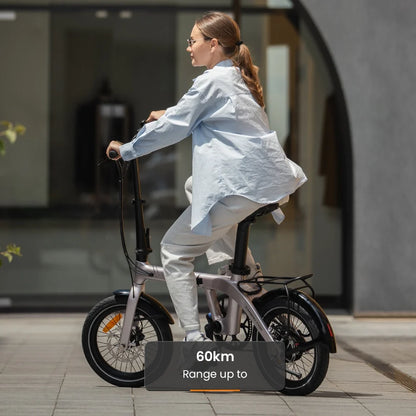 RYD Aero 16 Carbon Folding Electric Bike – Silver – product image 4